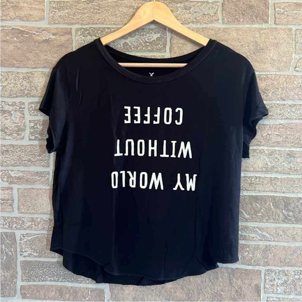 American Eagle Coffee Graphic Tee